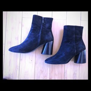 Black Suede Ankle Booties